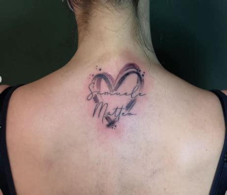 shaded heart tattoo